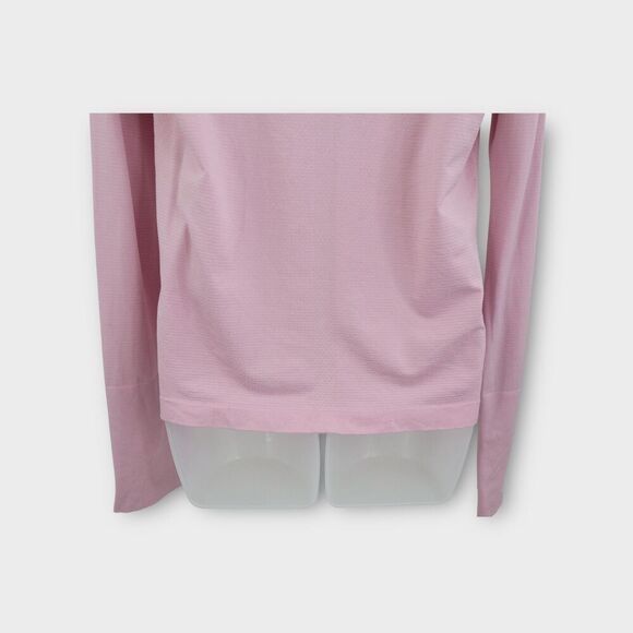 Lululemon Swiftly Tech Long Sleeve Shirt 2.0 Size 12 Pink Strawberry Milkshake - Picture 7 of 9